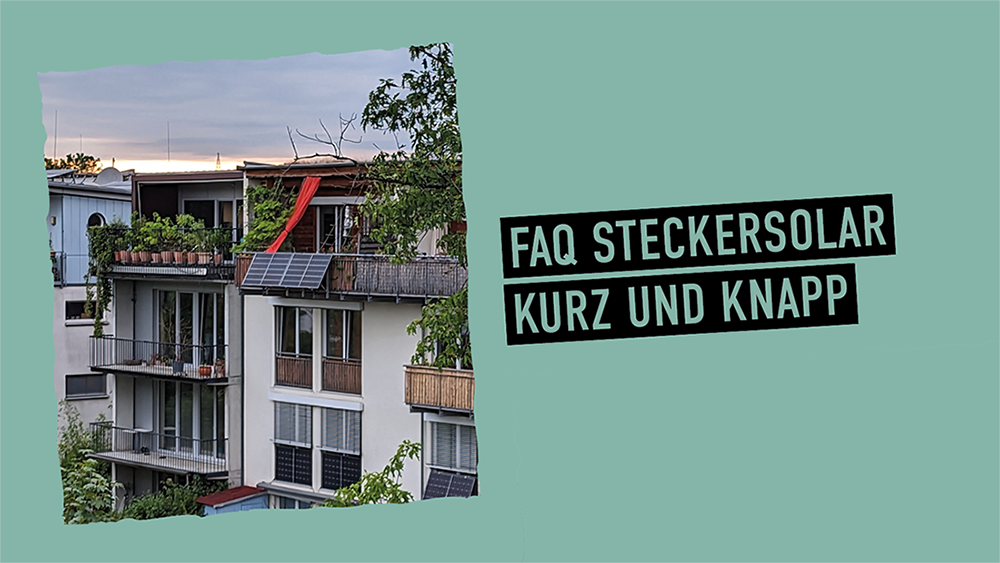 FAQ Steckersolar kurz und knapp